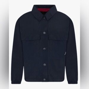 Jordan Girl/Boys Jumpman Flight Woven Jacket Black Water Resistant